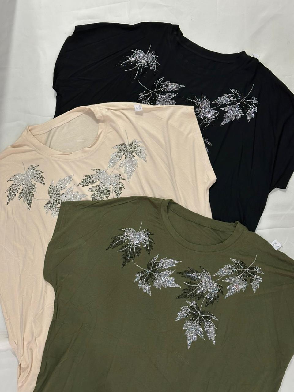 Remera modal hojas