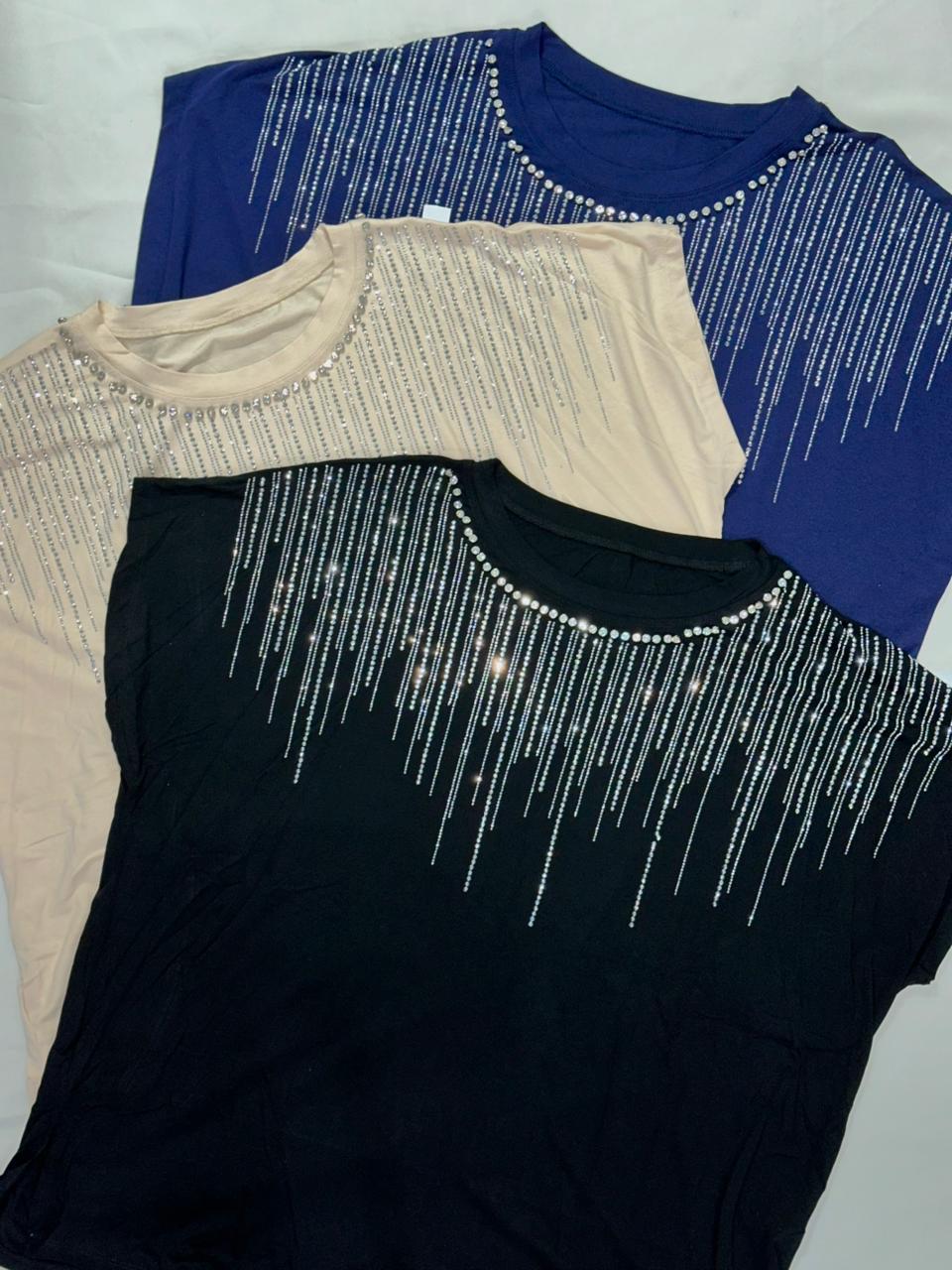 Remera Modal con brillo