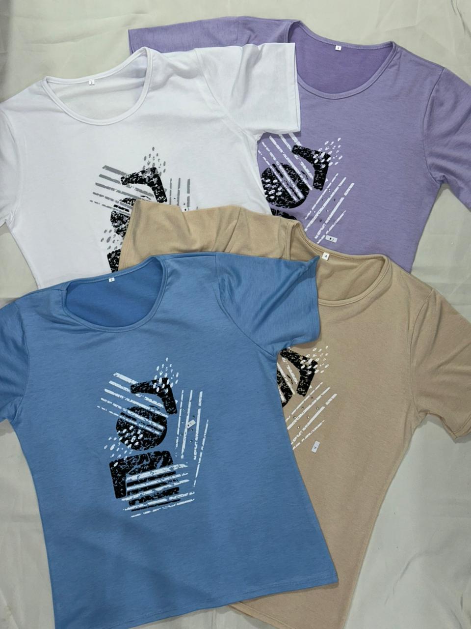 Remera Modal estampada