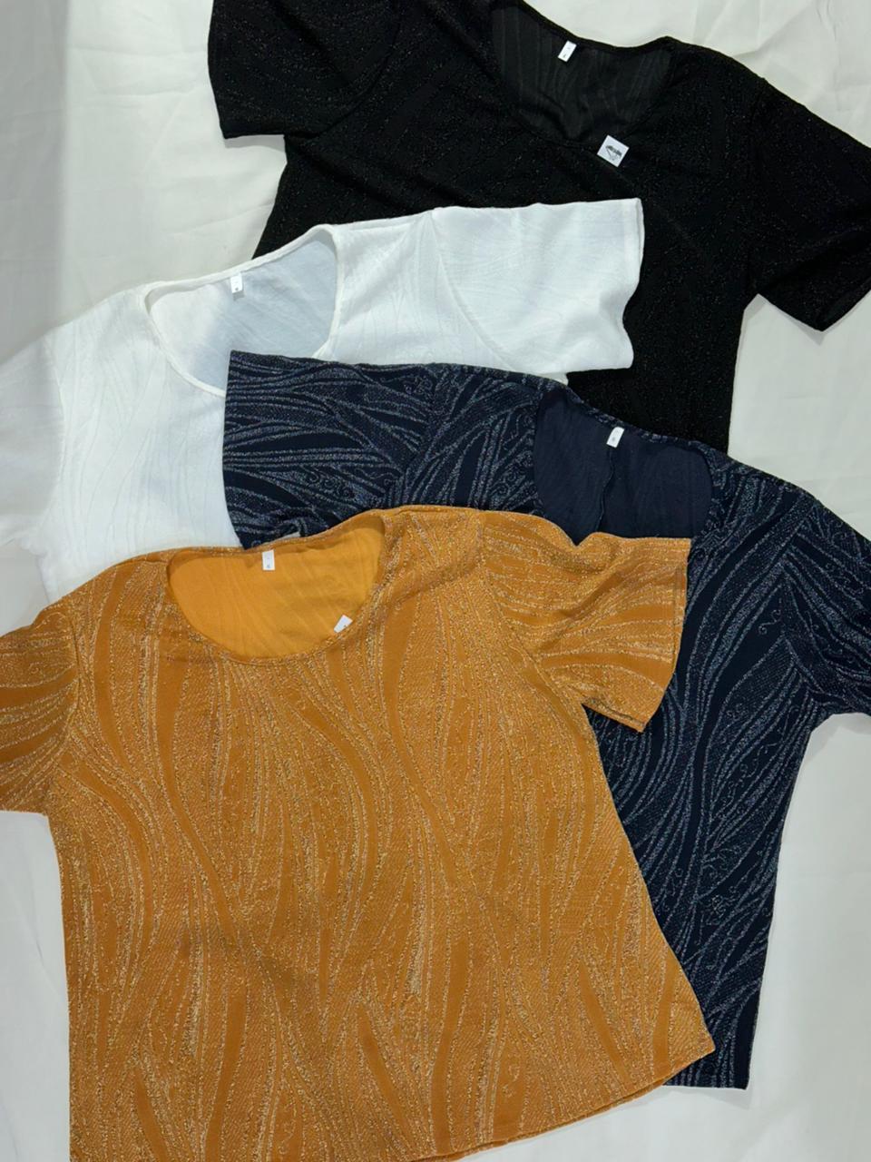 Blusa combinada