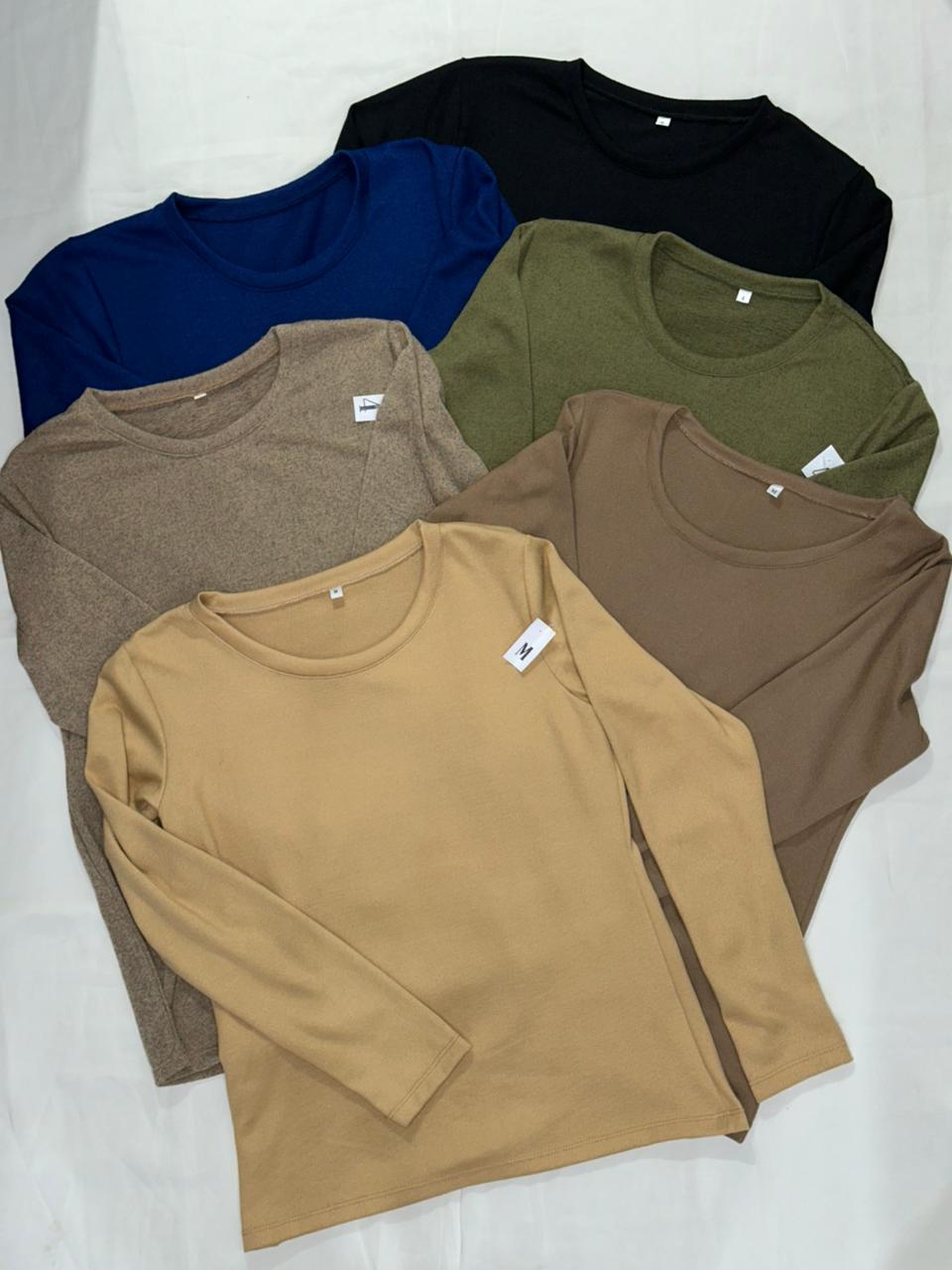 remera basica de lanilla