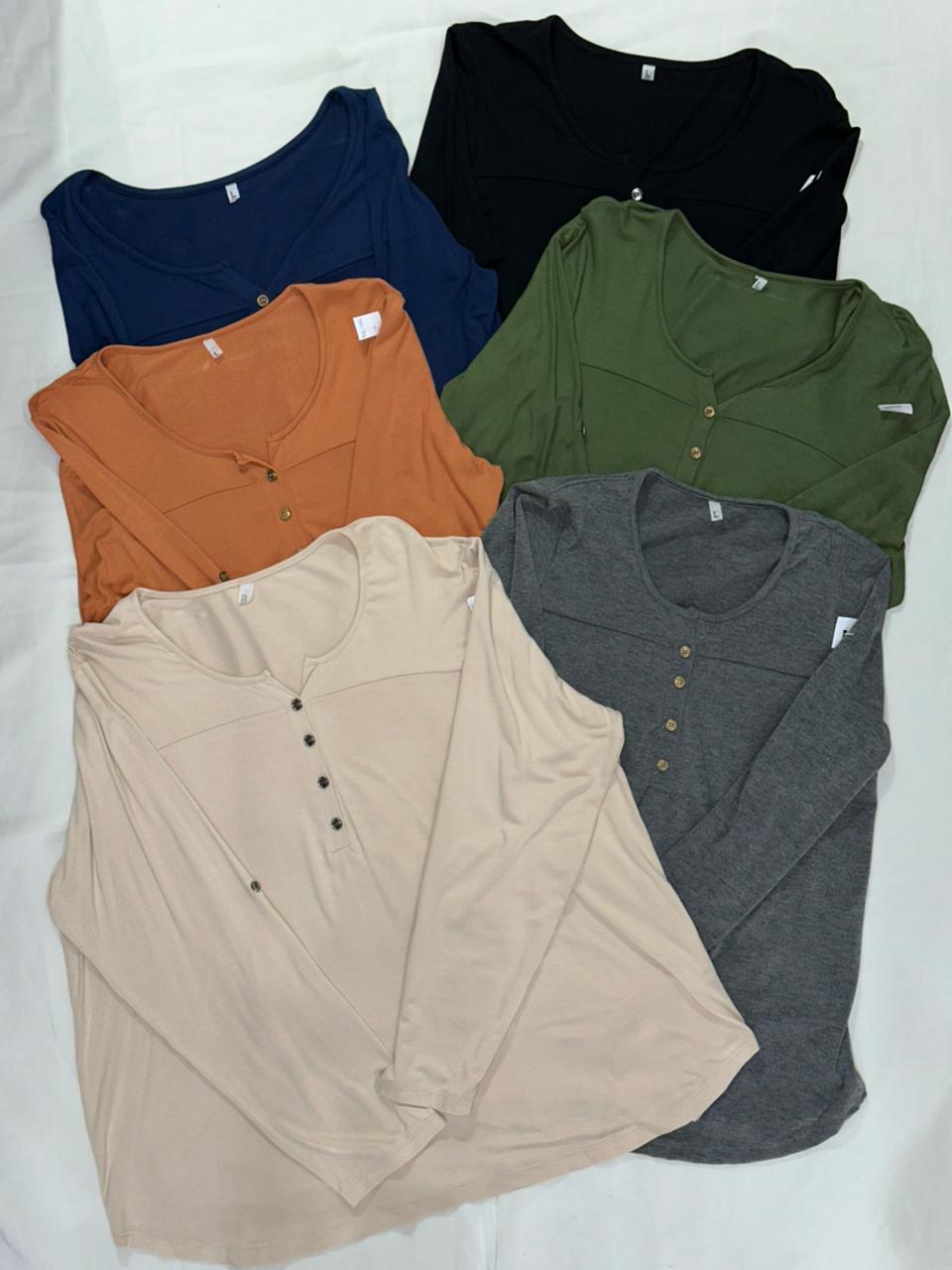 Remeras modal botones