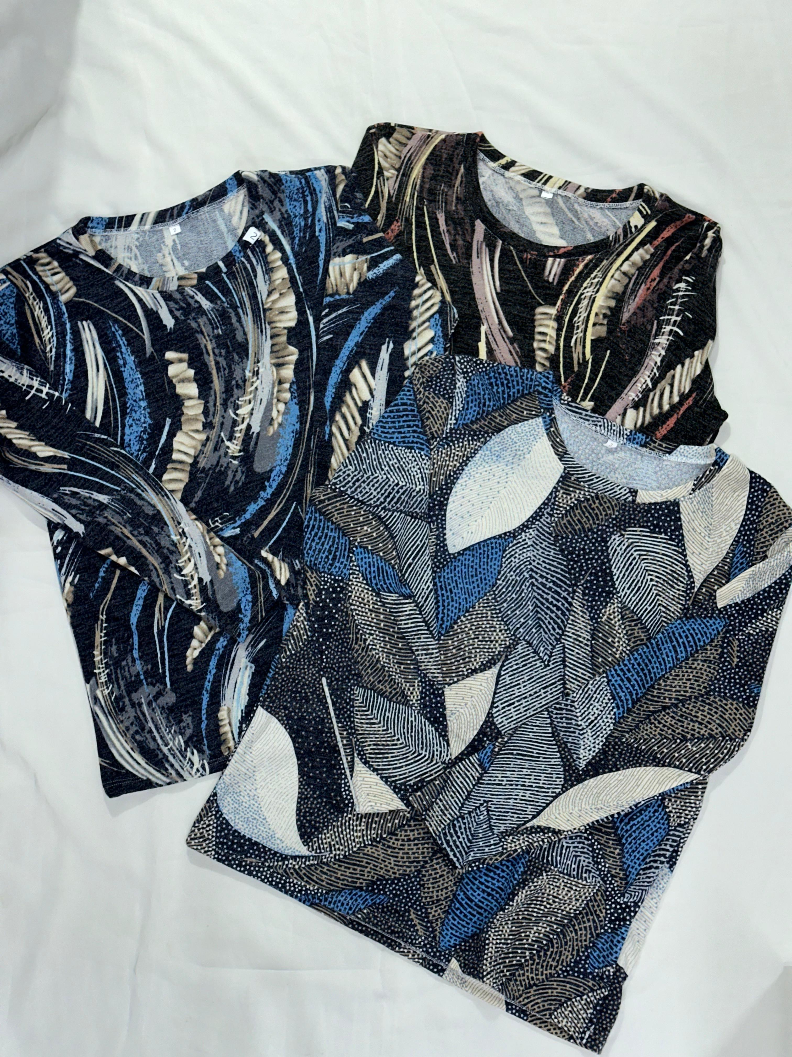 remera lanilla estampada