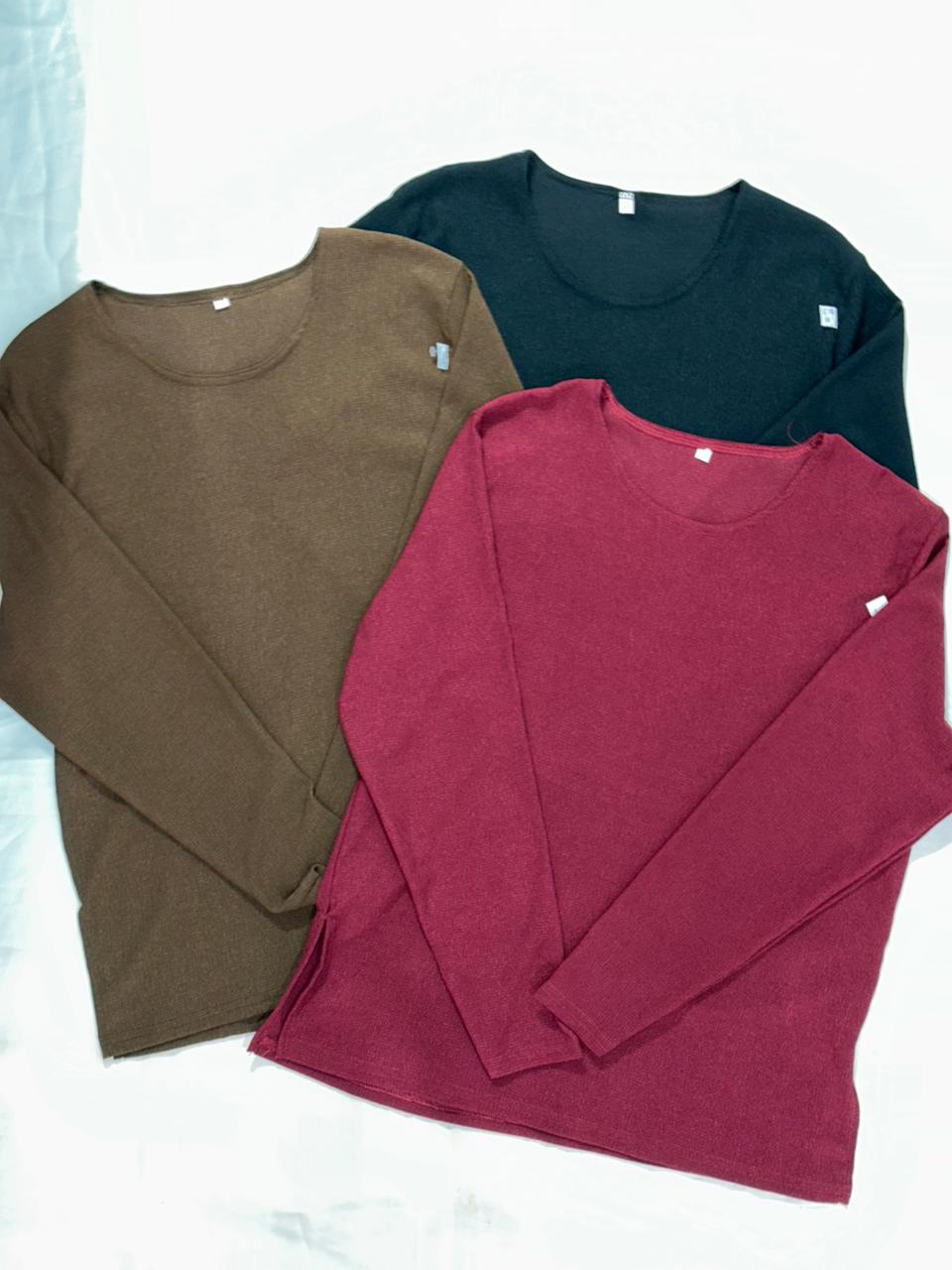 Remeras modal crep lisa